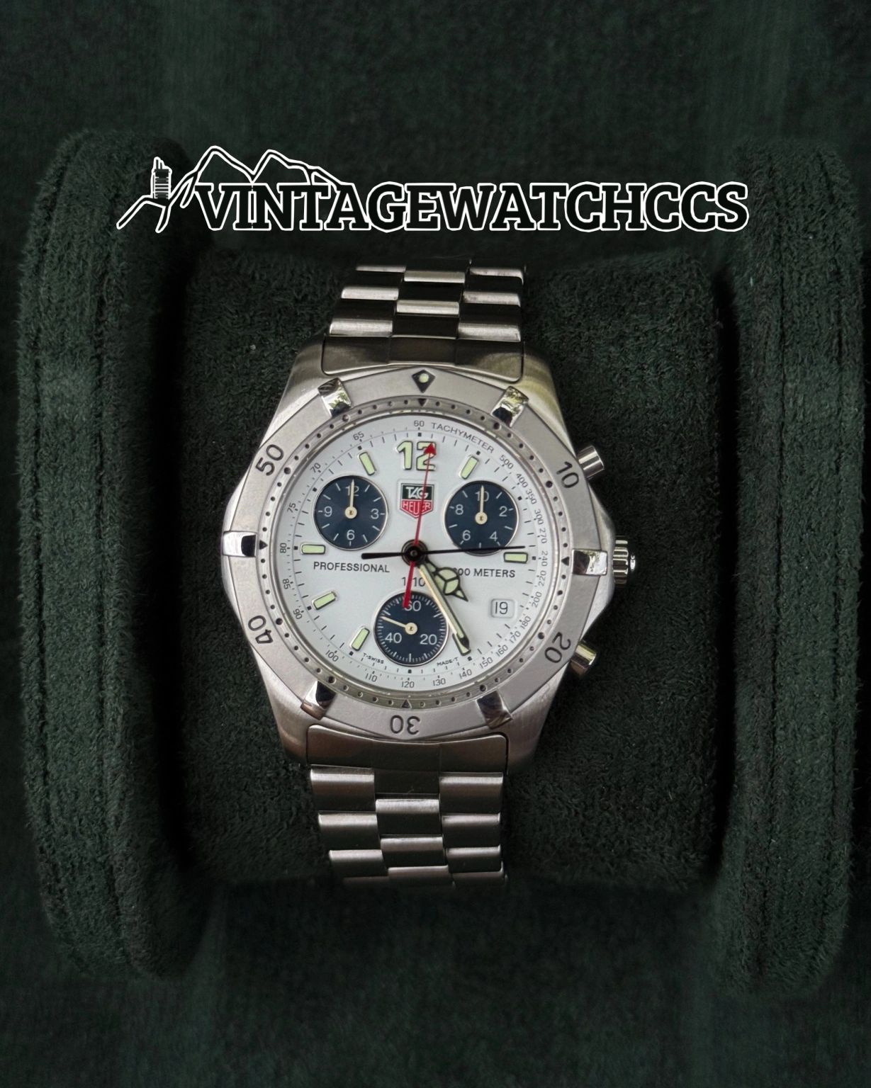 TAG Heuer 2000 Cronógrafo esfera blanca