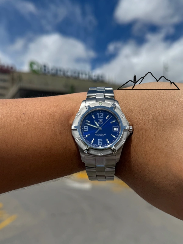 TAG Heuer 2000 Exclusive esfera azul