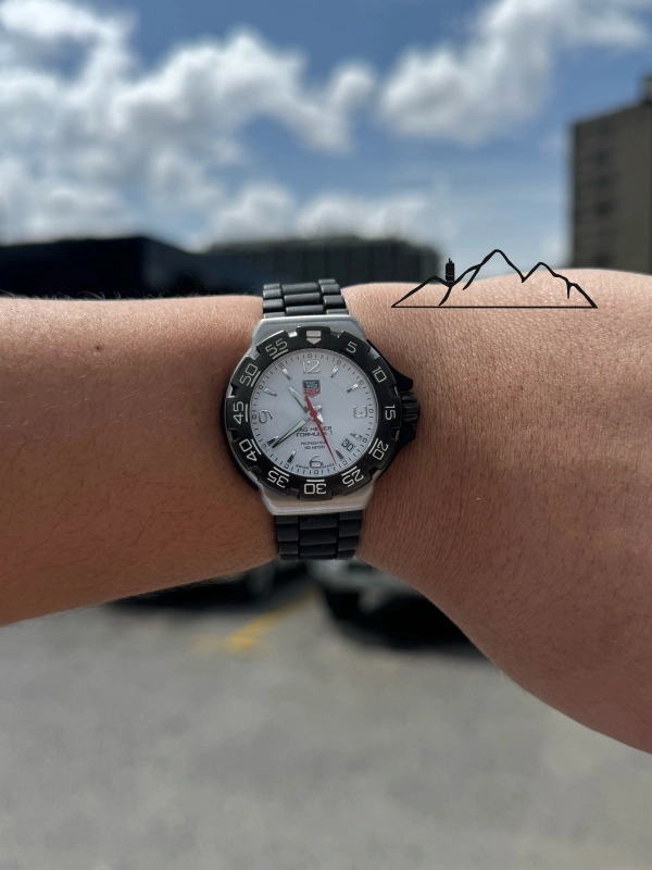 TAG Heuer Formula 1 Kimi Räikkönen esfera blanca