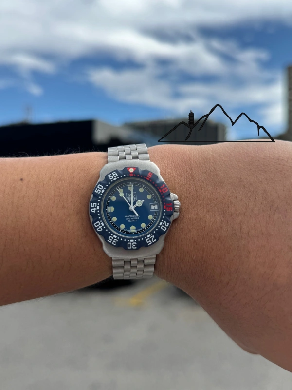 TAG Heuer Formula 1 personalizada azul