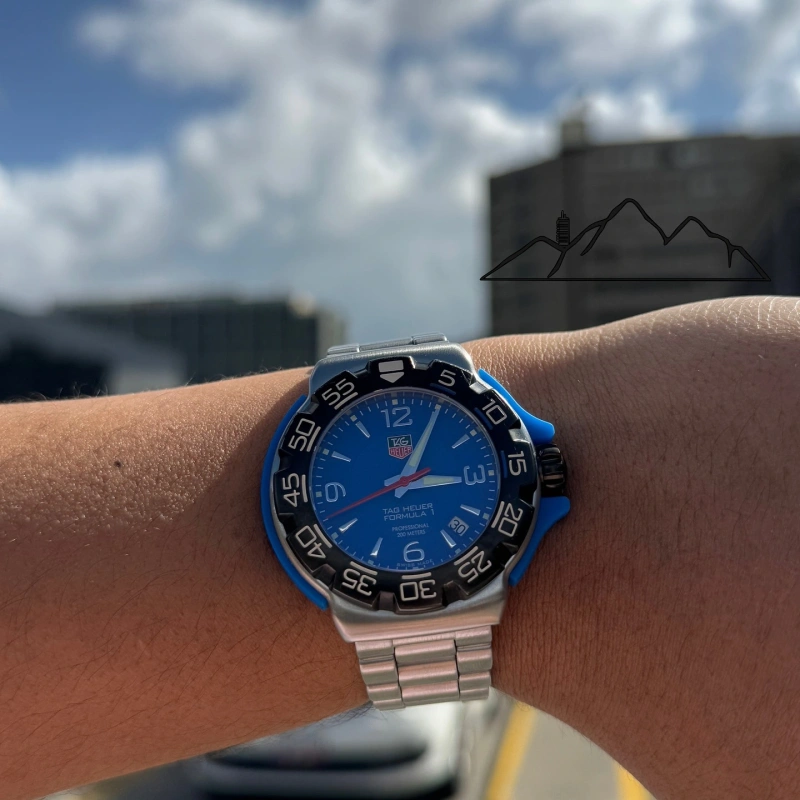 TAG Heuer Formula 1 Kimi Räikkönen esfera azul