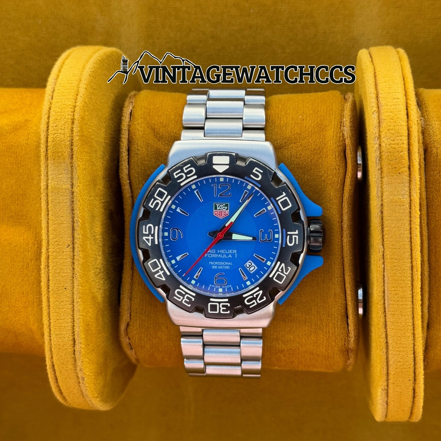 TAG Heuer Formula 1 Kimi Räikkönen esfera azul