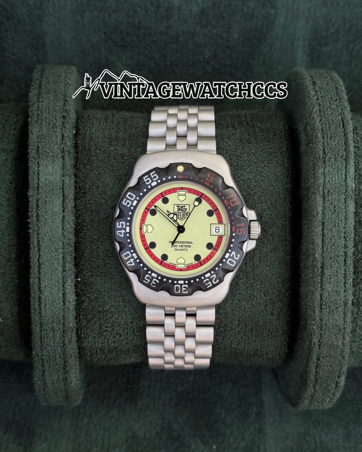 TAG Heuer Formula 1 Night Diver esfera lume