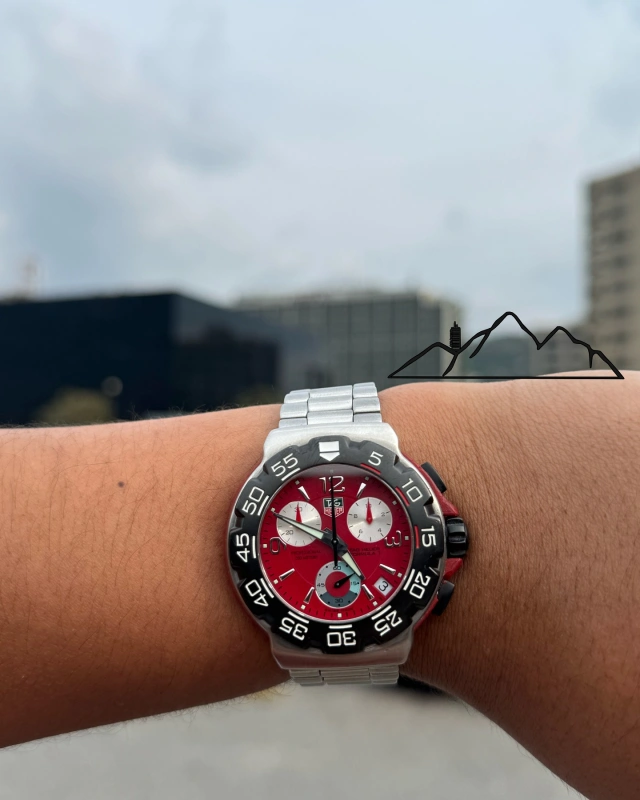 TAG Heuer Formula 1 Kimi Räikkönen Cronógrafo rojo
