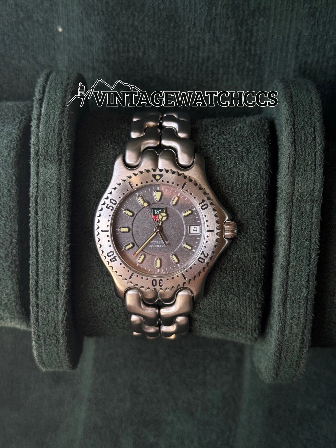 TAG Heuer S/el bicolor esfera antracita