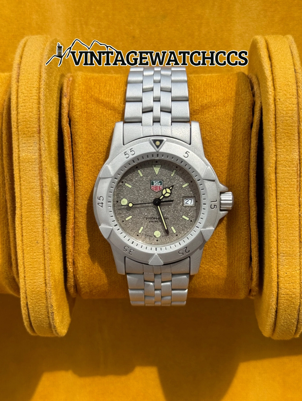 TAG Heuer 1500 Professional 200 m esfera gris