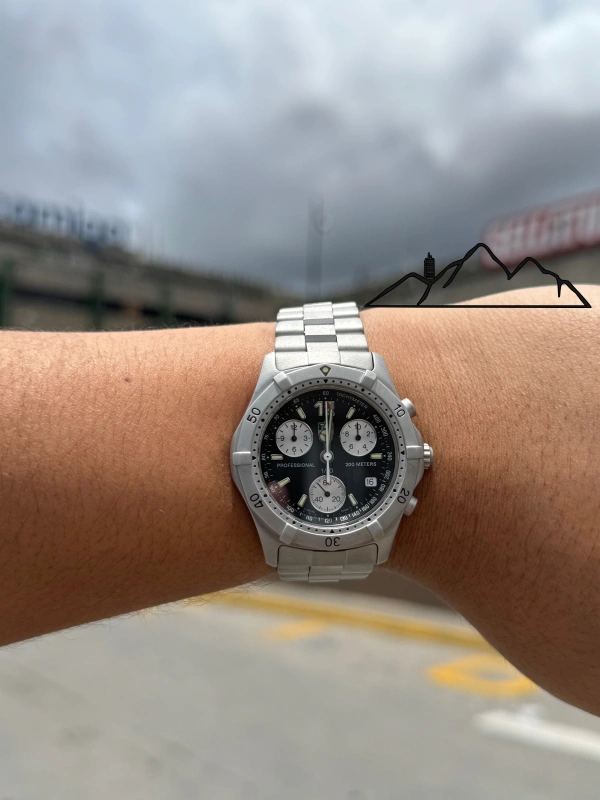 TAG Heuer 2000 Cronógrafo esfera negra