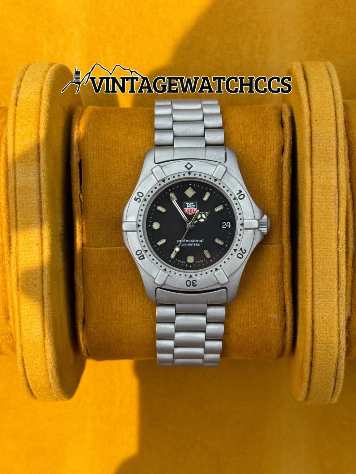 TAG Heuer 2000 Professional 200 m esfera negra