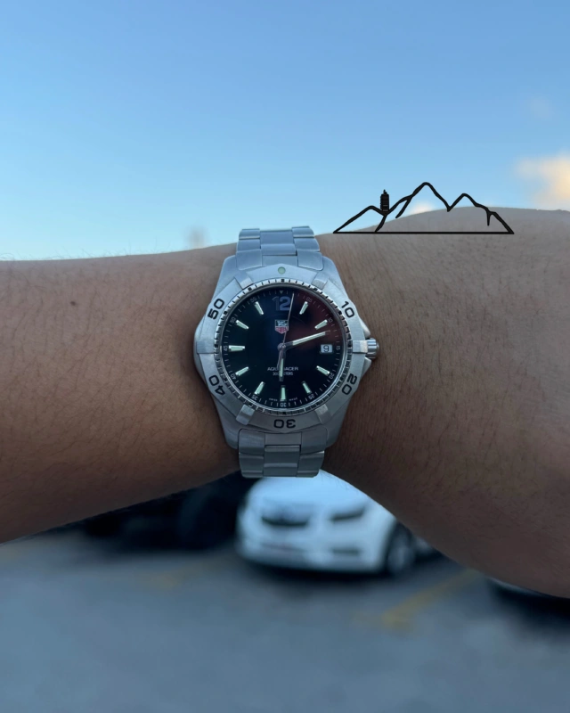 TAG Heuer Aquaracer 300 m 41 mm esfera negra