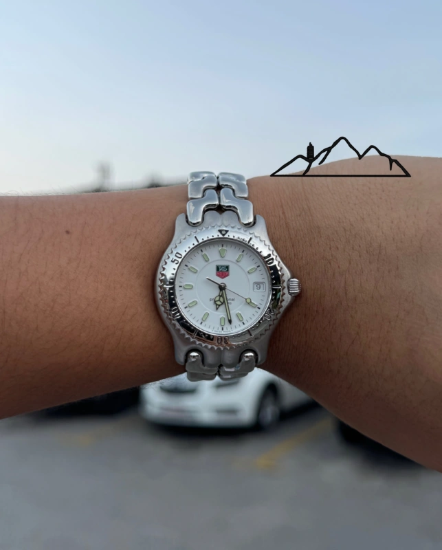 TAG Heuer S/el «Schumacher» esfera blanca
